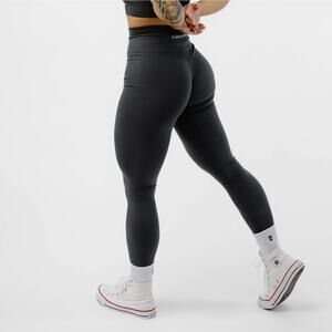GYMREAPERS Womens Legacy Seamless Leggings Size L Storm Strength Training Active